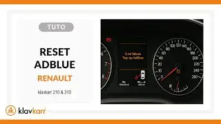 [TUTO] Сброс индикатора Adblue - RENAULT