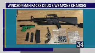 Windsor man arrested on drug and weapon charges