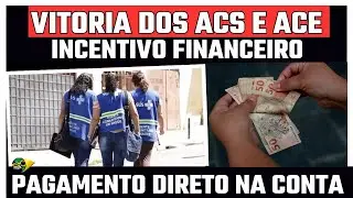 Urgente: Grande vitória dos ACS/ACE - IFA foi aprovado. Dinheiro direto na conta da categoria.