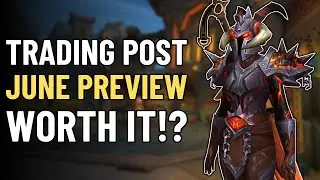 WoW Trading Post June 2025 Rewards Showcase | New Mounts, Armor, Beach Chair & More