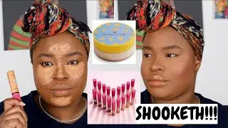 I TRIED THE I HEART REVOLUTION CONCEALER AND BAKING POWDER  - ON DARK SKIN | JENNY FYN