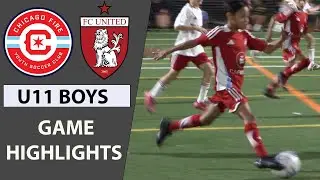 Chicago Fire 2015 vs FC United 2014 | U11/U12 Boys Soccer Highlights [Sept  2025]