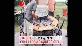 JAG GRILL to wyjątkowy st&oacute;ł grillowy dla 8 os&oacute;b