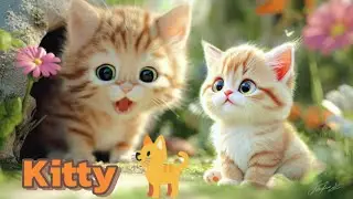 Kitty 😻 #trending #cat #animation #ai #viral #rhymes 