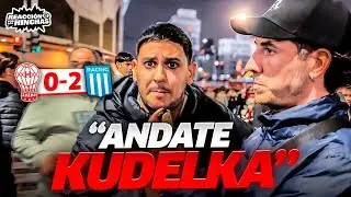 REACCIÓN CON LOS HINCHAS / HURACÁN 0-2 RACING 