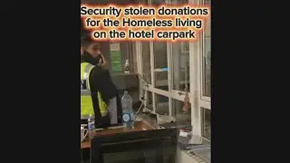 Security at derby station hotel stole donated cloths for the Homeless who are sleeping rough 