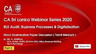 BL 5 Mock Examination Paper Discussion Part 2(Tamil Medium)