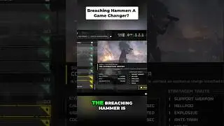 Молот разрушения &mdash; новое разрушительное оружие в Helldivers 2! #gaming #helldivers2 #SiegeBreakers