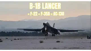 Rare B-1 Lancer Takeoff: USAF Weapons School's Deadliest Aircraft