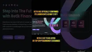 Запуск проекта Retik пройдет 21&nbsp;мая и скоро листинг на  биржах ! #Retikfinance #RETIK #TopExchange
