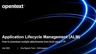 ALM - Download multiple attachments using FTP client