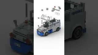 LEGO ARMORED BANK TRUCK / INTERNATIONAL 4700 / MOC #lego  #legocity #legomoc