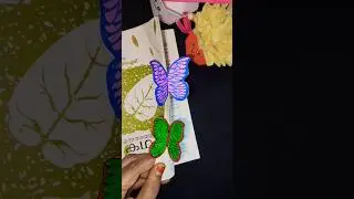 Book mark craft ideas #butter fly#my Craft world #art
