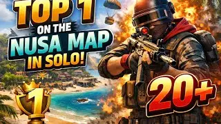 🏆 TOP 1 ON THE NUSA MAP IN SOLO! 🏝️🔥
