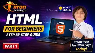 HTML for Beginners (School Students) | Learn Web Development Step by Step 🚀