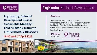 Engineering National Development Sustainable Mobility - Enhancing the economy, environment & society