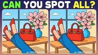 Can You Spot What Most People Miss? 🔎 (Spot the Difference Brain Exercise)