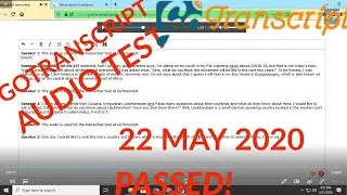 Gotranscript Audio Test May 2020