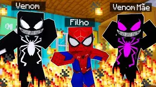 Minecraft: Who's Your Family? O FILHO DO VENOM VIROU O HOMEM ARANHA ‹‹ P3DRU ››