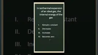 appsc 2021 dl 14, isothermal expansion, #pyq #APPSC #TSPSC #Dl #explanation #easy #logic