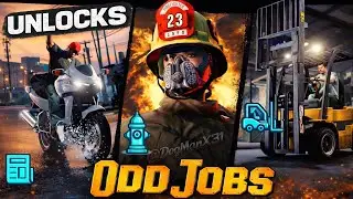 GTA Online New Odd Jobs Explained! Forklift, Newspaper Delivery & Firefighter Unlocks