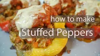 Stuffed Peppers - Gluten & Oil Free - How To Make