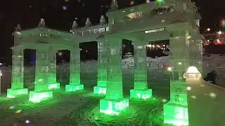 Ледовый городок на Михайловской Набережной/ Новосибирск/11.01.2026