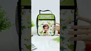Personalized lunch bag for Kids. fresh food, happy mealtime #gifts #giftideas #kids #backtoschool