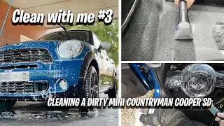 Clean With Me #3 | Detail of a DIRTY MINI Countryman | SATISFYING and RELAXING