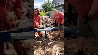 Log Splitter #firewood