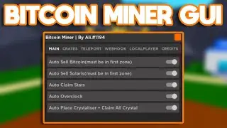 NEW Bitcoin Miner Script - (ROBLOX)