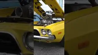 Blown Dodge Challenger #cars #classiccars #showcars #carshow #musclecars #shorts #hotrod