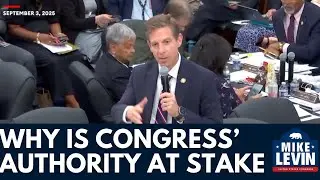 Mike Levin Fights For Amendment to Protect Congress' Power of the Purse