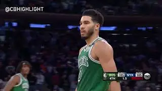 RJ Barrett for the win at the buzzer!! Boston Celtics vs New York Knicks last 12.5 sec
