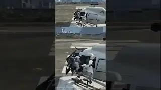 GTA 5 | Trevor & His Friends Chopper Crash in Fort Zancudo Airbase | GTA V Shorts