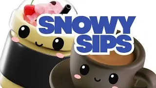 Snowy Sips Sensory ❄️☕ | Cozy Winter Drinks Baby Sensory