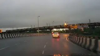 Delhi City Drive in Rain | Beautiful Weather
