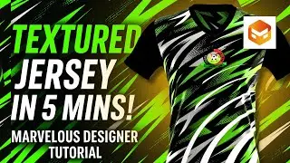 3D Football Jersey Tutorial in 2025&ndash; Add Custom Textures in Marvelous Designer