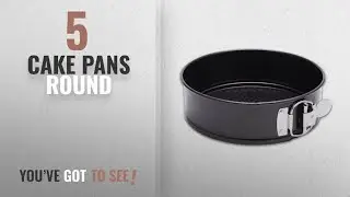 Top 10 Cake Pans Round [2018]: Hiware 7 Inch Non-stick Springform Pan / Cheesecake Pan / Leakproof