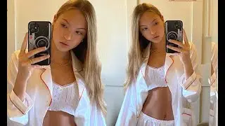 Kate Moss' daughter Lila flaunts midriff in a knitted crop top