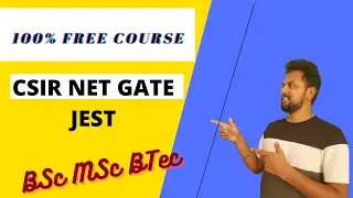 Free Classes For NET GATE JEST || Physics Chemistry
