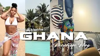 GHANA DETTY DECEMBER 2024 VLOG 🇬🇭 : $10,000 FLIGHT, LUXURY AIRBNB, PRIVATE ISLAND, CAPE COAST + MORE