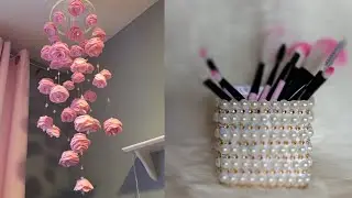 hanging decoration from flannel cloth & Brush place (Wall Hanging craft ideas // wall Decor)