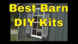 Best Barn Kit Storage Sheds DIY