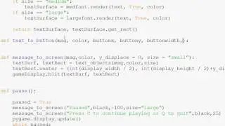 Pygame Python Game Development Tutorial   47   Button Adding