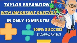 Taylor's Expansion Theorem and Problems in hindi Only 10 minutes