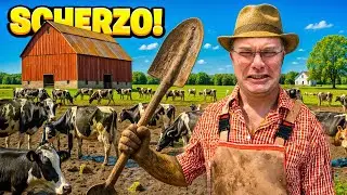 IL PEGGIOR GIORNO DELLA SUA VITA... DEVE SOPRAVVIVERE IN FATTORIA! 💩🤣