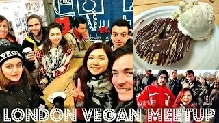 LONDON VEGAN YOUTUBER MEETUP (VLOG) &hearts; Cheap Lazy Vegan