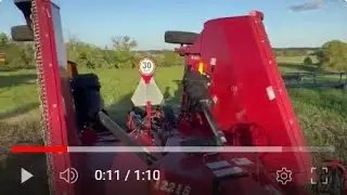 Bush Hog 12215 15ft Flex Wing rotary cutter (bat wing mower) in excellent condition.