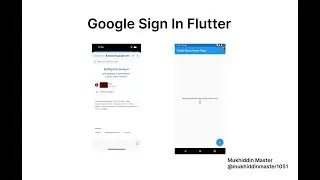 google sign in with flutter for ios and android